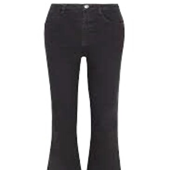 SPRWMN - ELLA ANKLE FLARE DENIM - Black - Size 28 - Picture 2 of 7